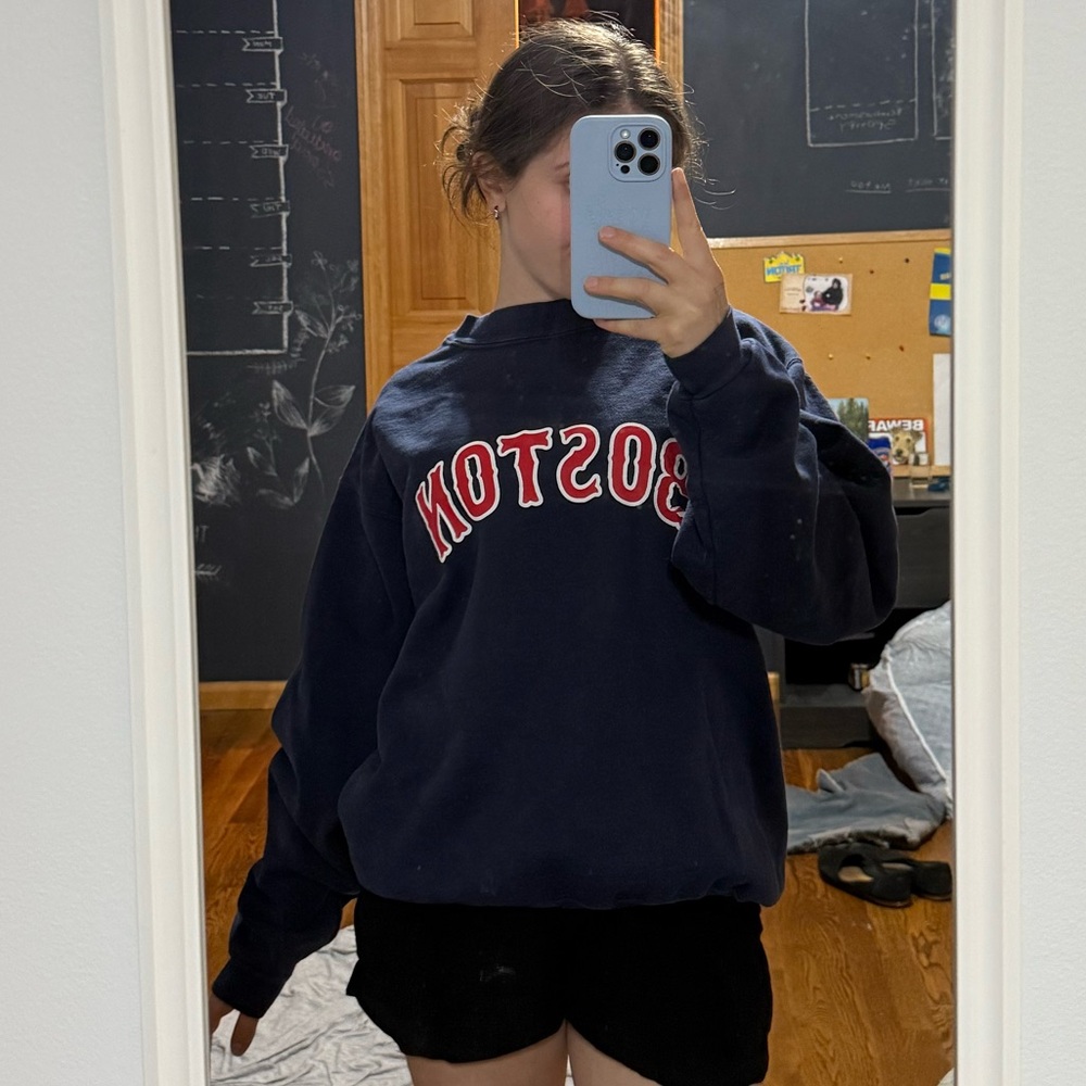 Boston Navy Sweatshirt